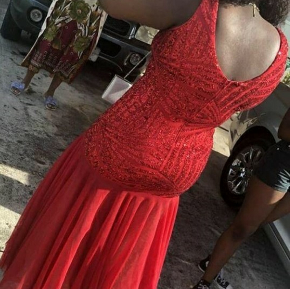 Red dress